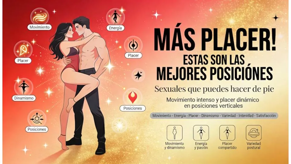 Posturas sexuales de pie: apoyo y comodidad